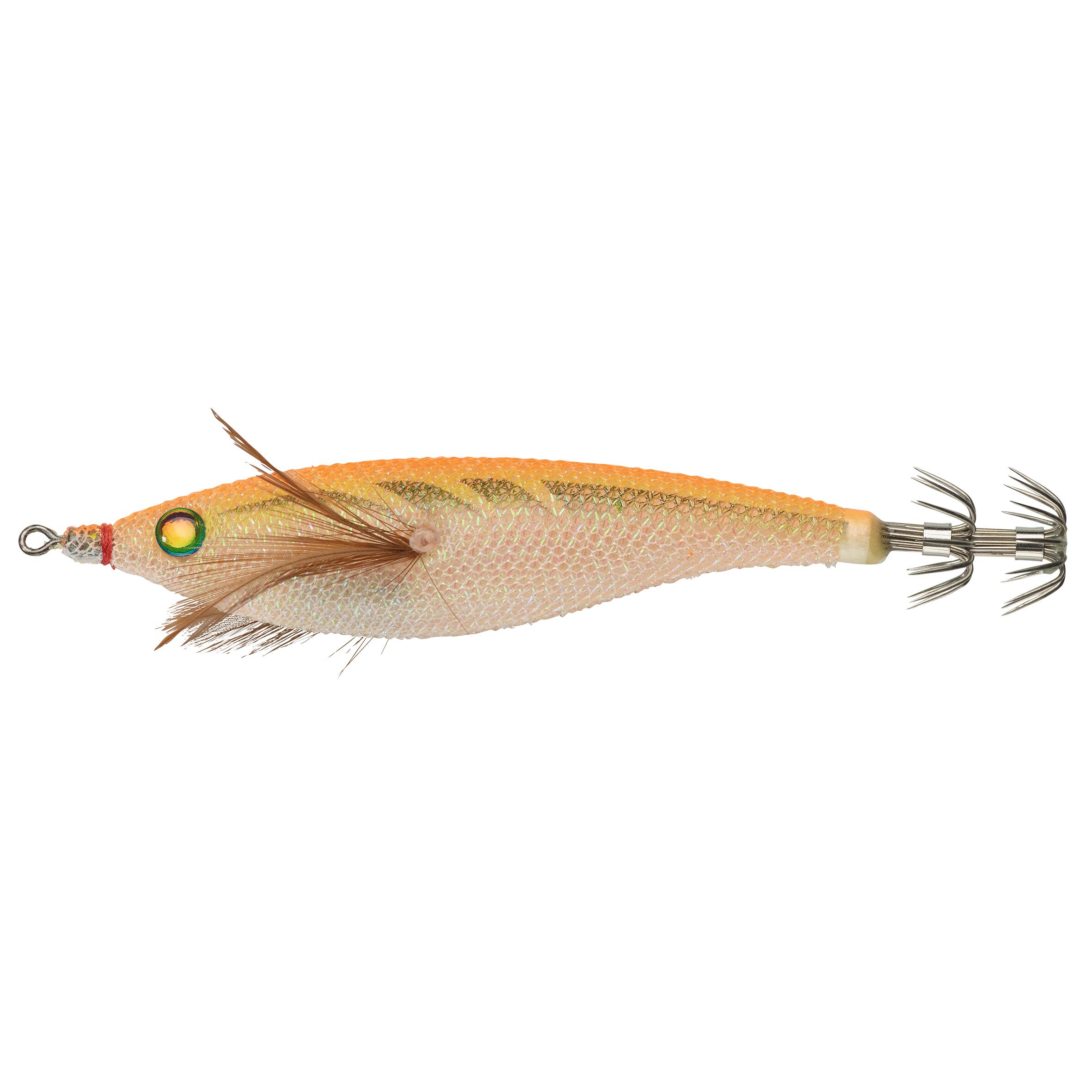 Floating jig for cuttlefish/squid fishing EBIFLO 2.5/110 - Neon orange 1/4