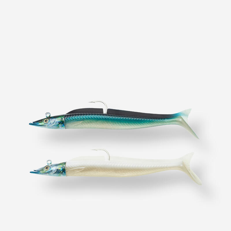 Plasztikcsali tengeri horgászathoz Combo Eelo 200 48 g, természetes