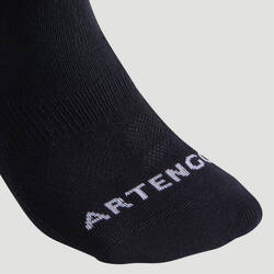 CHAUSSETTES DE SPORT MI-HAUTES ARTENGO RS 160 KAKI KAKI NOIR LOT DE 3