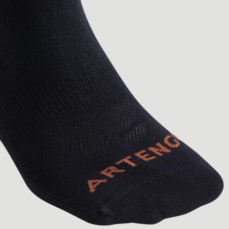 CHAUSSETTES DE SPORT MI-HAUTES ARTENGO RS 160 NOIR LOT DE 3