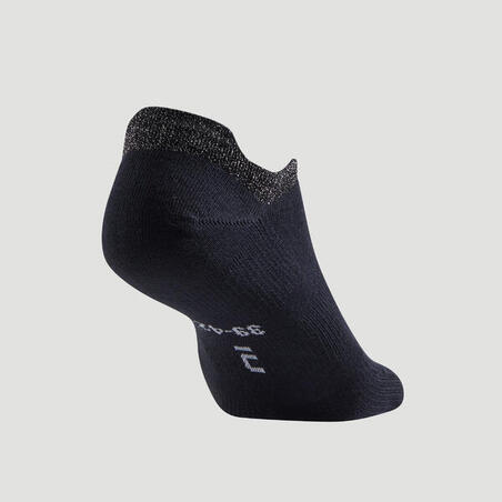 Crne čarape za tenis RS 160 (3 para)