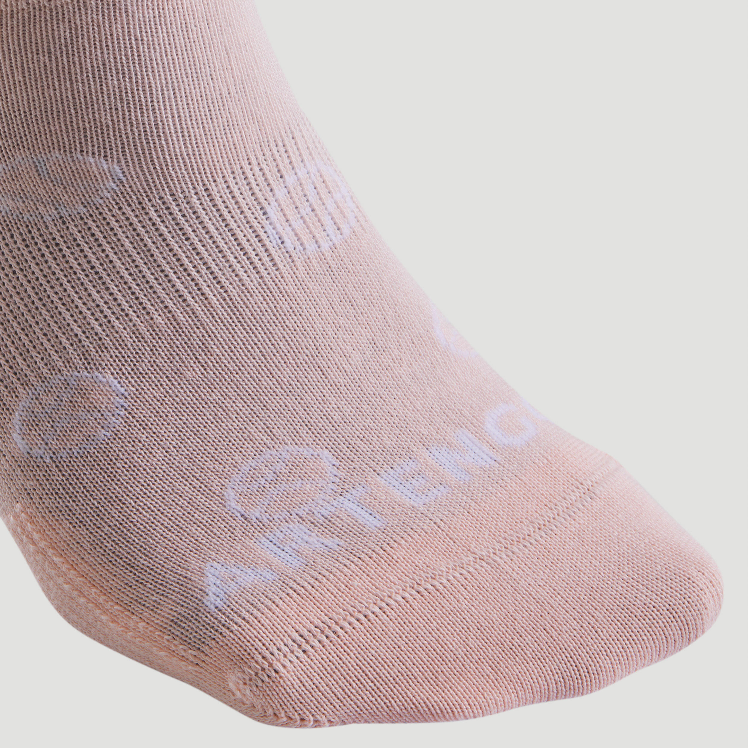 CHAUSSETTES DE SPORT BASSES ARTENGO RS 160 CIEL BLEU ROSE DEPAREILLE LOT DE 3 19/23