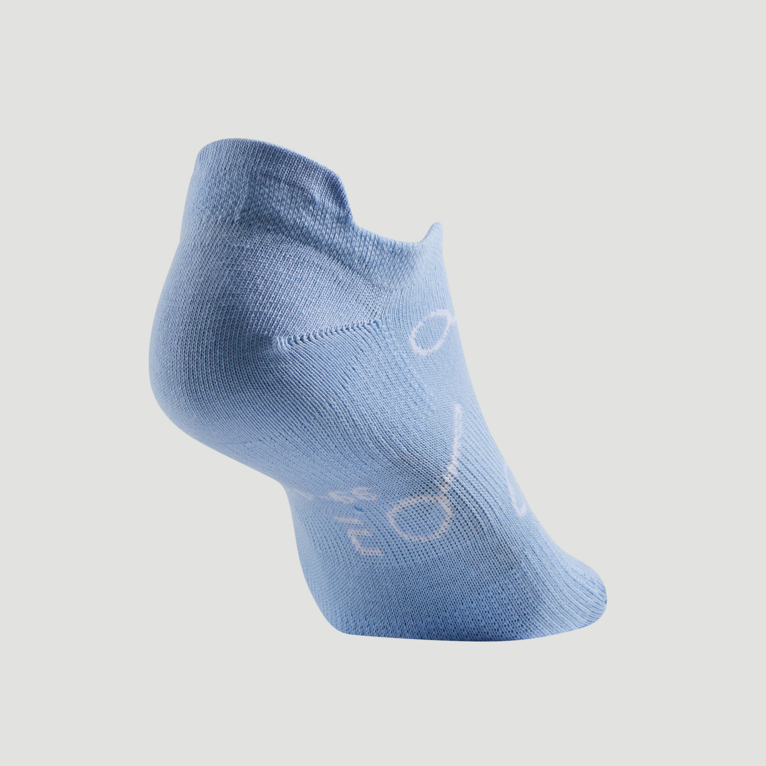 CHAUSSETTES DE SPORT BASSES ARTENGO RS 160 CIEL BLEU ROSE DEPAREILLE LOT DE 3 15/23
