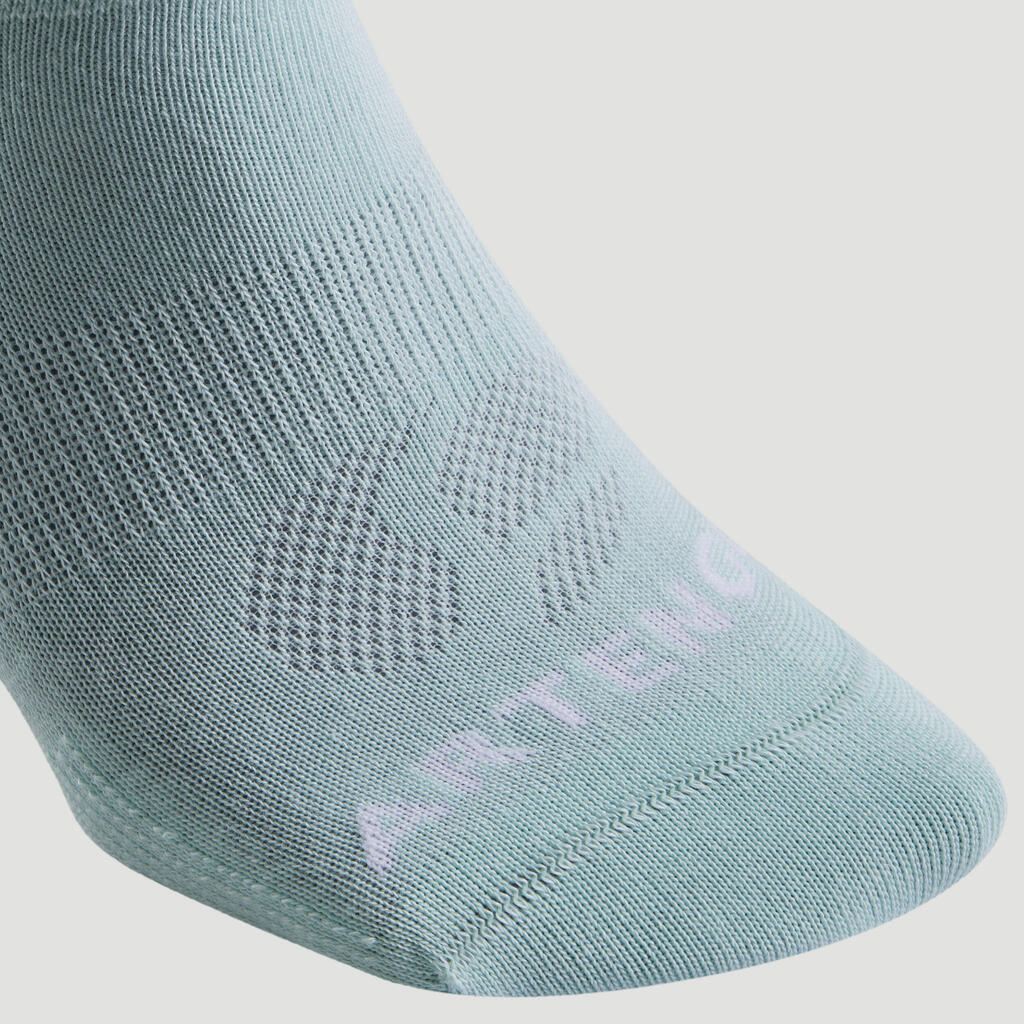 CHAUSSETTES DE SPORT BASSES ARTENGO RS 160 ROSE BLANC BLEU CHINE LOT DE 3