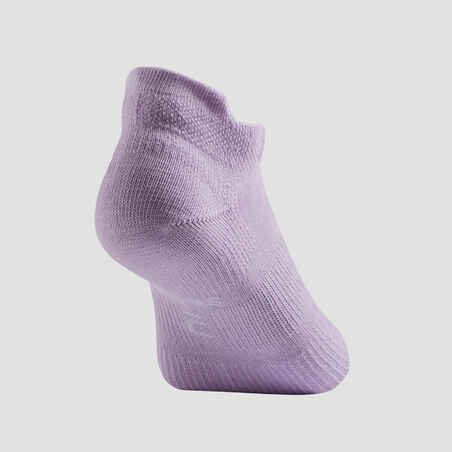 Kids' Low Tennis Socks Tri-Pack RS 160 - Blue/Green/Purple