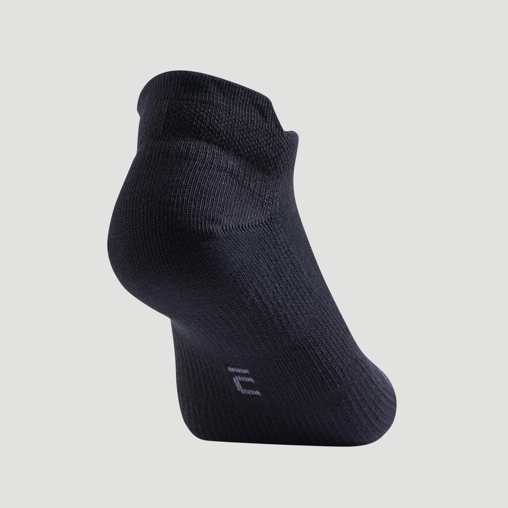 Kids' Low Tennis Socks RS 160 Tri-Pack - Green/Purple