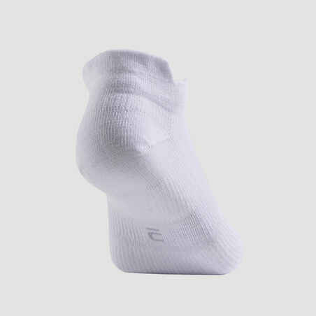 Παιδικές χαμηλές αθλητικές κάλτσες RS 160, 3 ζεύγη - Λευκό/Μπλε μαρέν