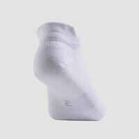 Kids' Low Sports Socks Tri-Pack RS 160 - White/Navy