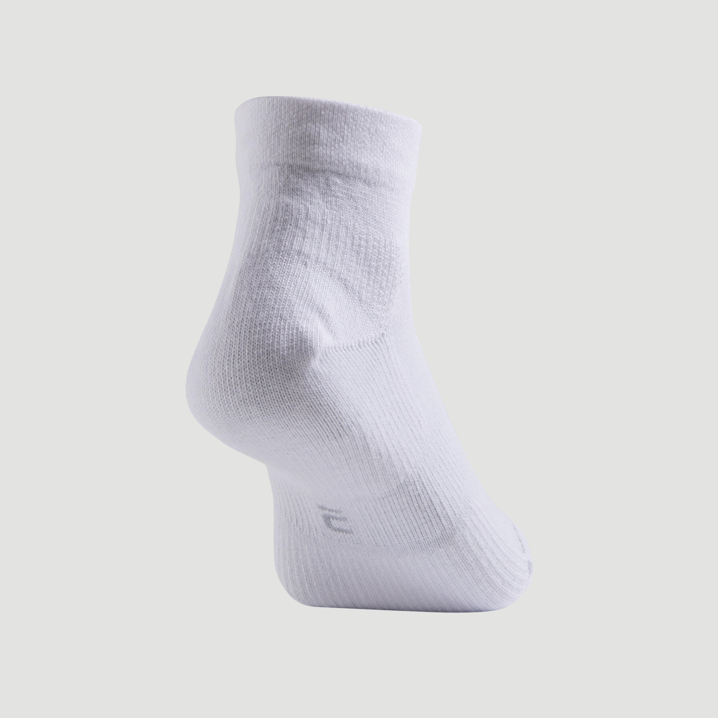 Calcetines media caña de Niños Pack de 3 Artengo RS160 blanco azul 18/19