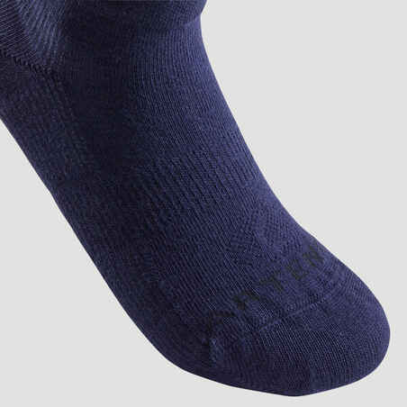 Vaikiškos vidutinio ilgio kojinės „RS160“, 3 poros, baltos, tamsiai mėlynos
