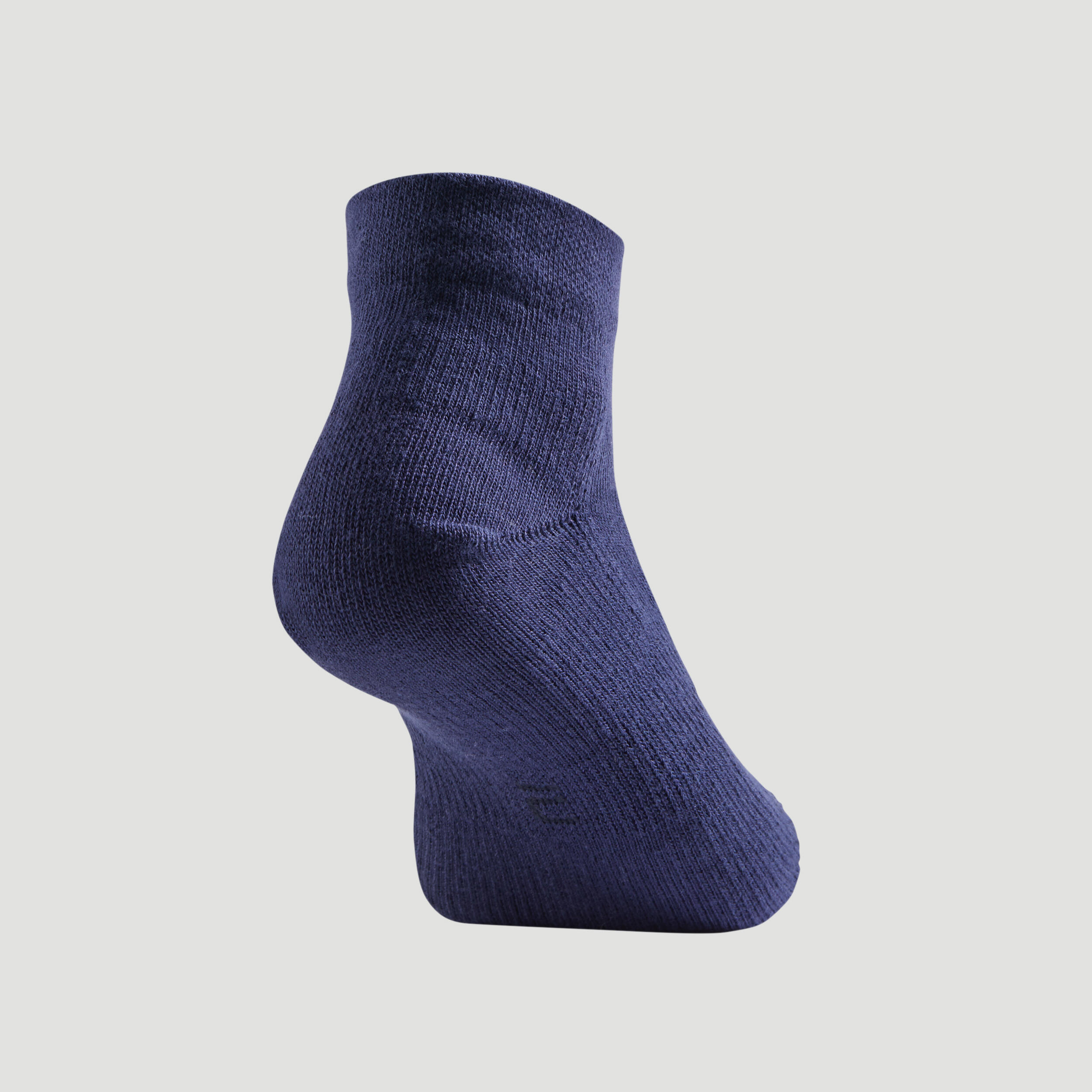 Calcetines media caña de Niños Pack de 3 Artengo RS160 blanco azul 16/19