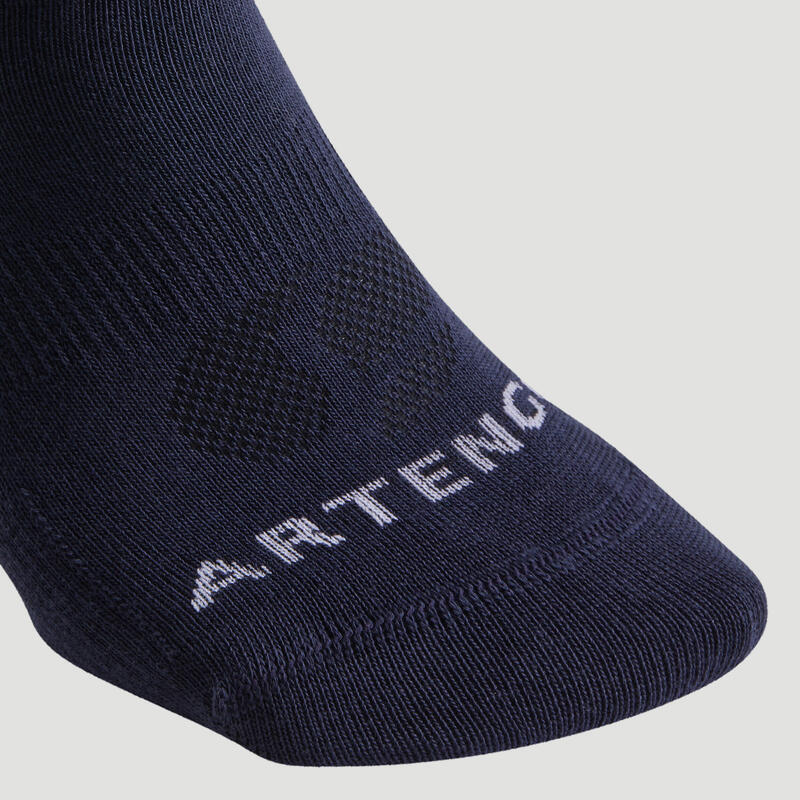 CHAUSSETTES DE SPORT BASSES ARTENGO RS 160 BLANC MARINE LOT DE 3