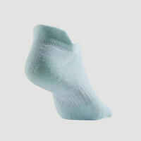 Low Tennis Socks RS 500 Tri-Pack - White/Green