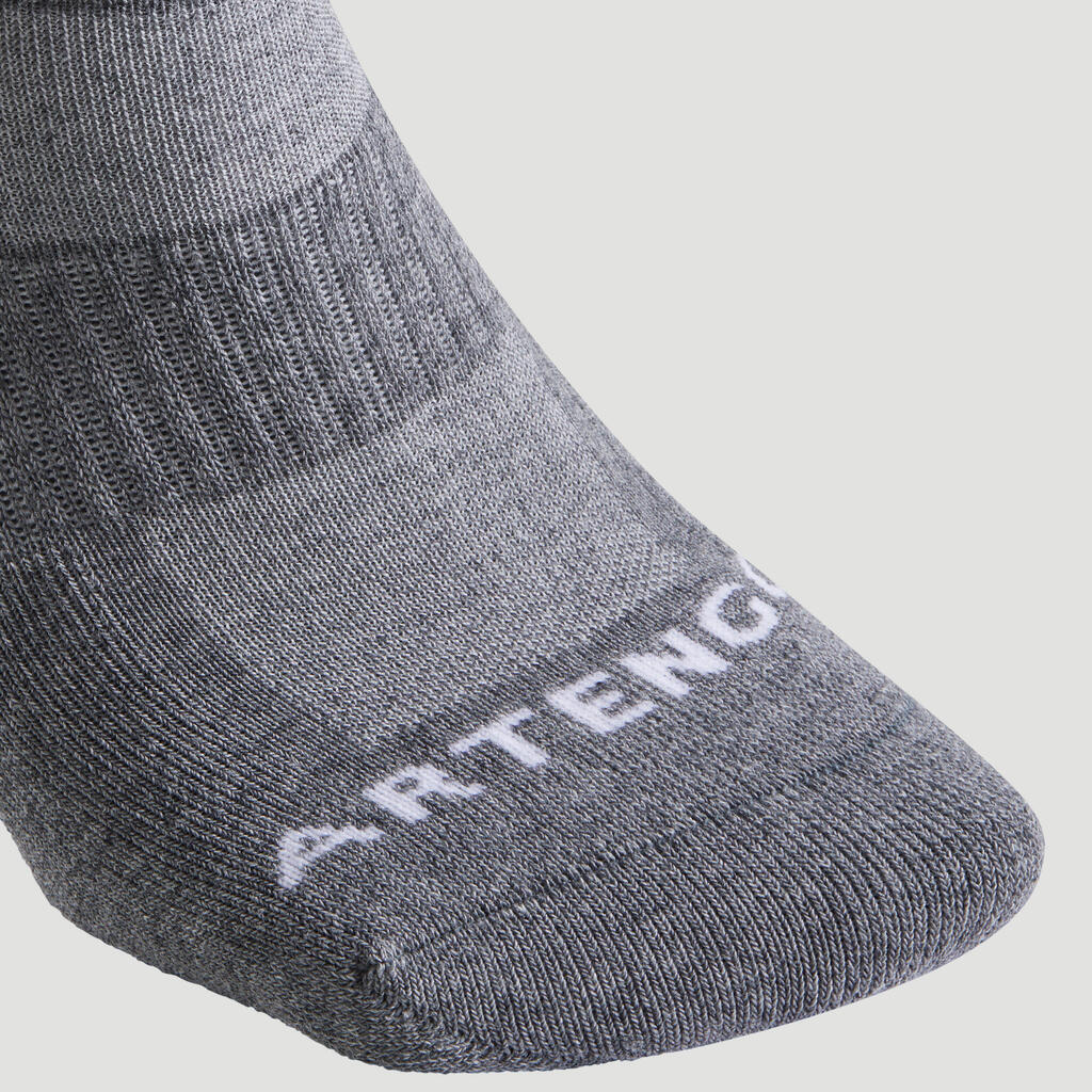 Mid-High Tennis Socks RS 500 Tri-Pack - Navy