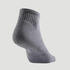 Mid-High Tennis Socks Tri-Pack RS 500 - Grey