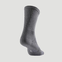 Sive visoke čarape za tenis RS 500 (3 para)
