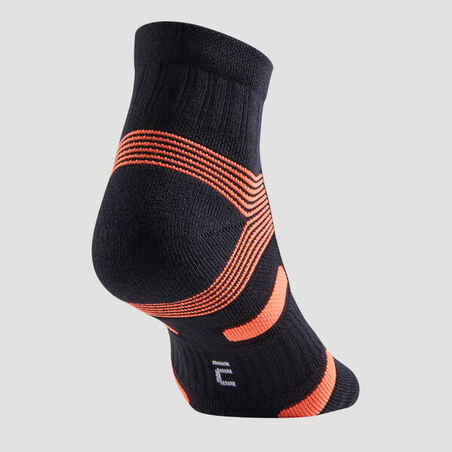 RS 560 Mid Sports Socks Tri-Pack - Black/Orange