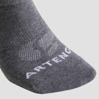 Calcetines cortos de tenis Pack de 3 Artengo RS 160 gris