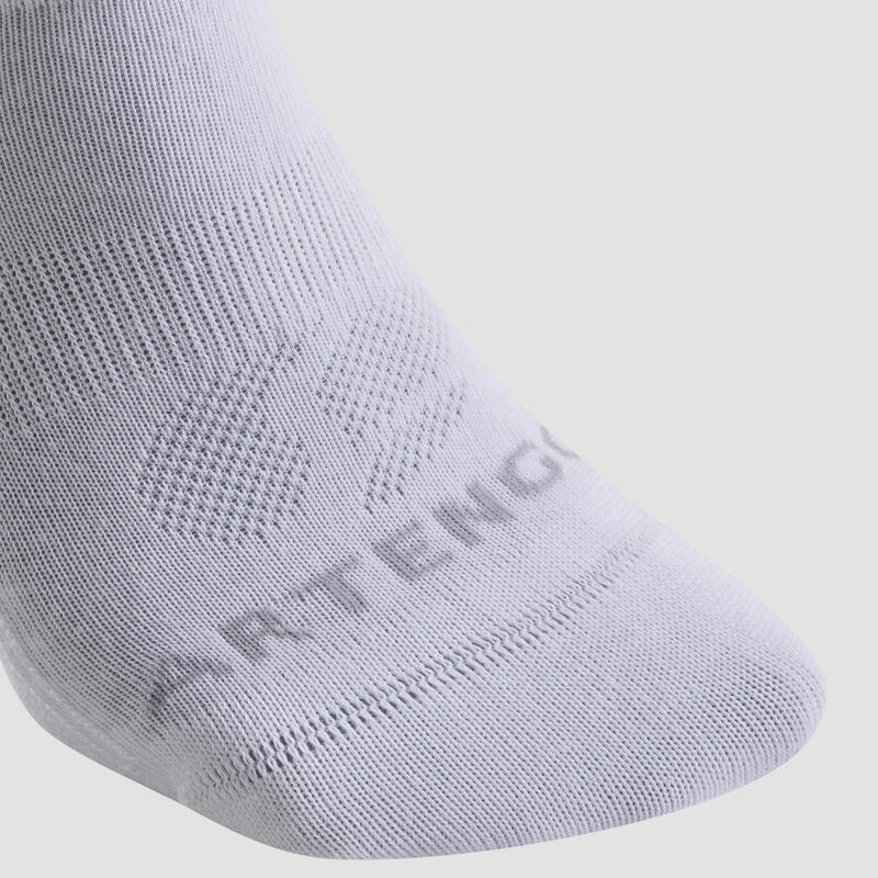 Calcetines cortos de tenis Pack de 3 Artengo RS 160 blanco