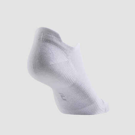Calcetines cortos de tenis Pack de 3 Artengo RS 160 blanco