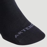 CHAUSSETTES DE SPORT BASSES ARTENGO RS 160 NOIR LOT DE 3