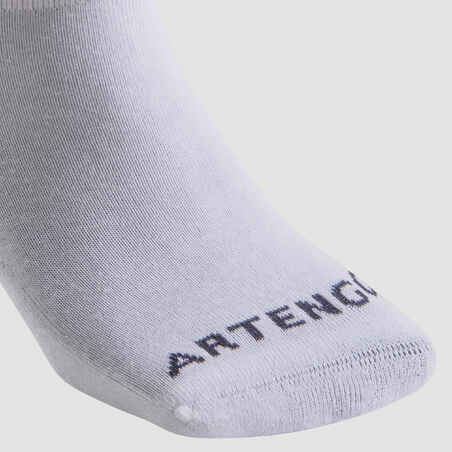 Low Tennis Socks RS 100 Tri-Pack - White