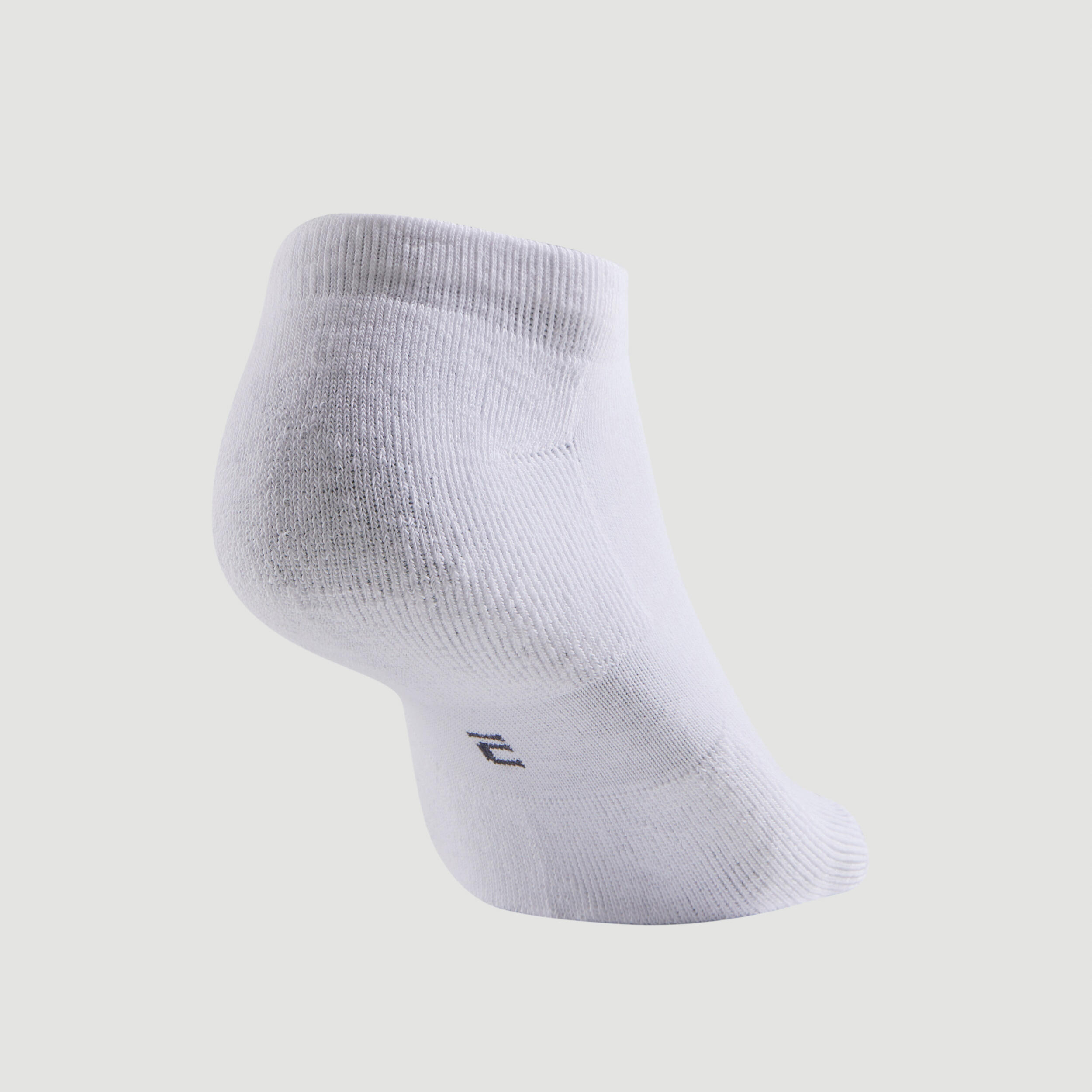 Low Tennis Socks RS 100 Tri-Pack - White 4/5