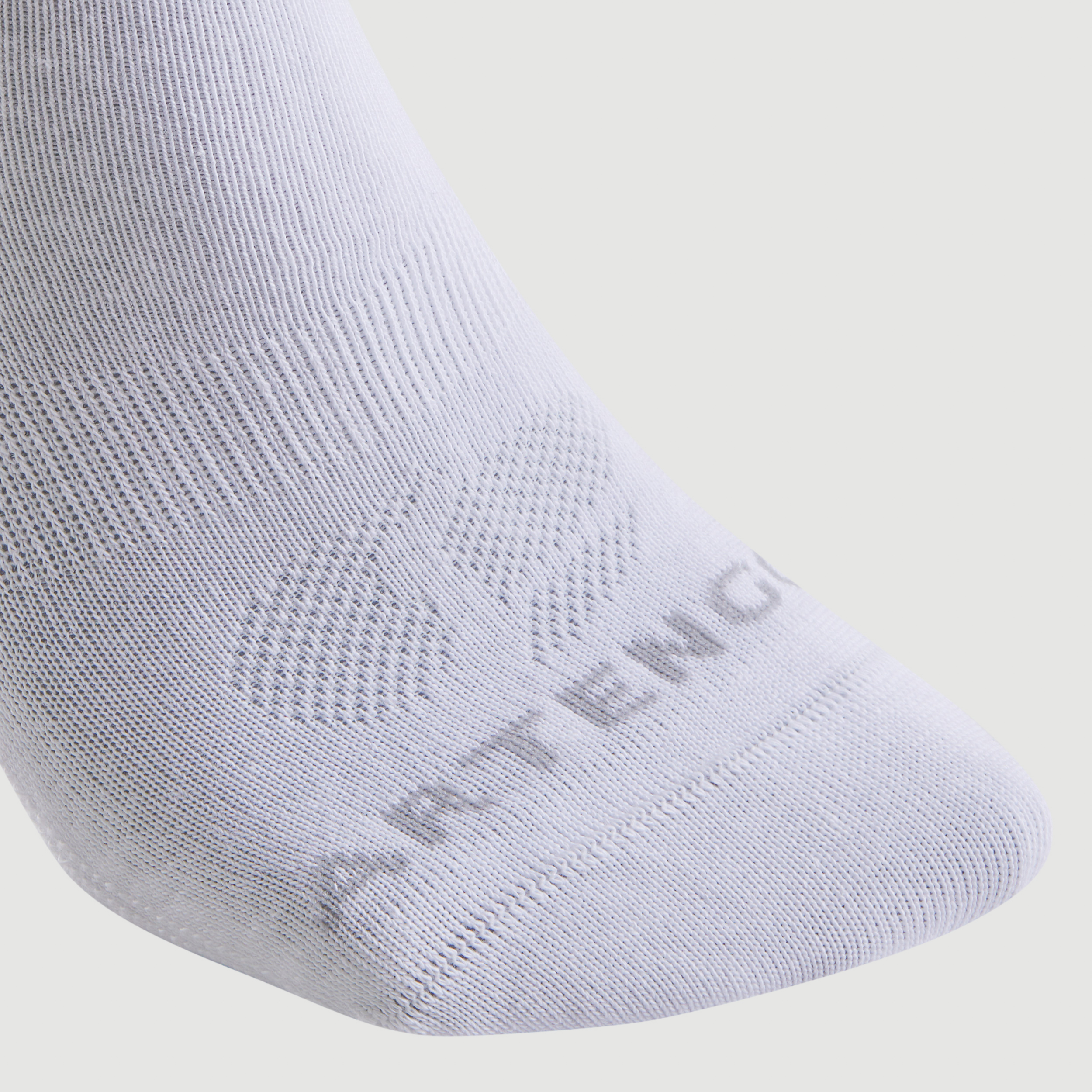 CHAUSSETTES DE SPORT MI-HAUTES ARTENGO RS 160 BLANCHES LOT DE 3