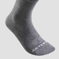Ψηλές αθλητικές κάλτσες RS 160, 3 ζεύγη - Γκρι