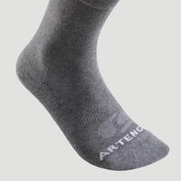 CHAUSSETTES DE SPORT HAUTES RS 160 GRIS LOT DE 3