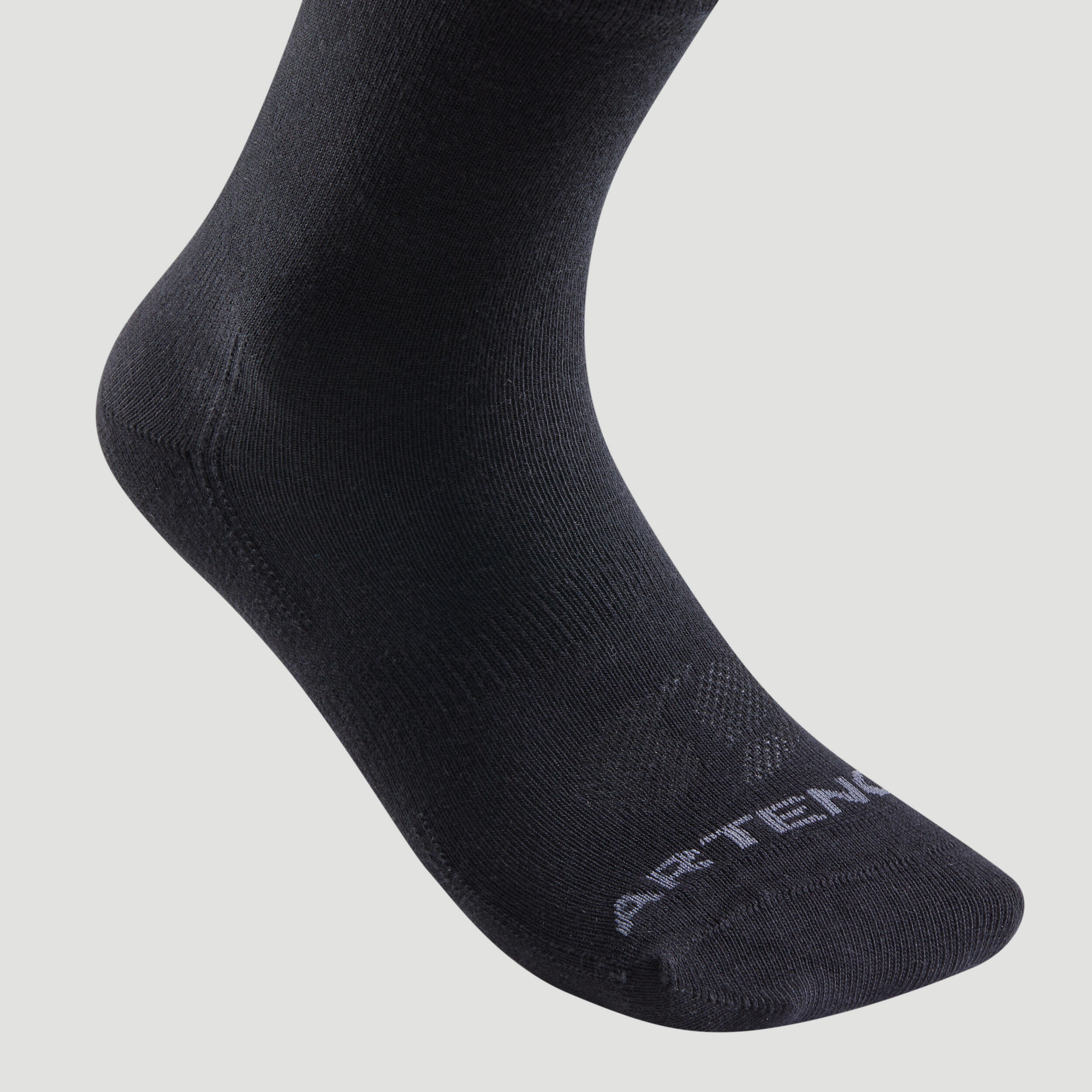 High Sports Socks RS 100 Tri-Pack - White - Decathlon