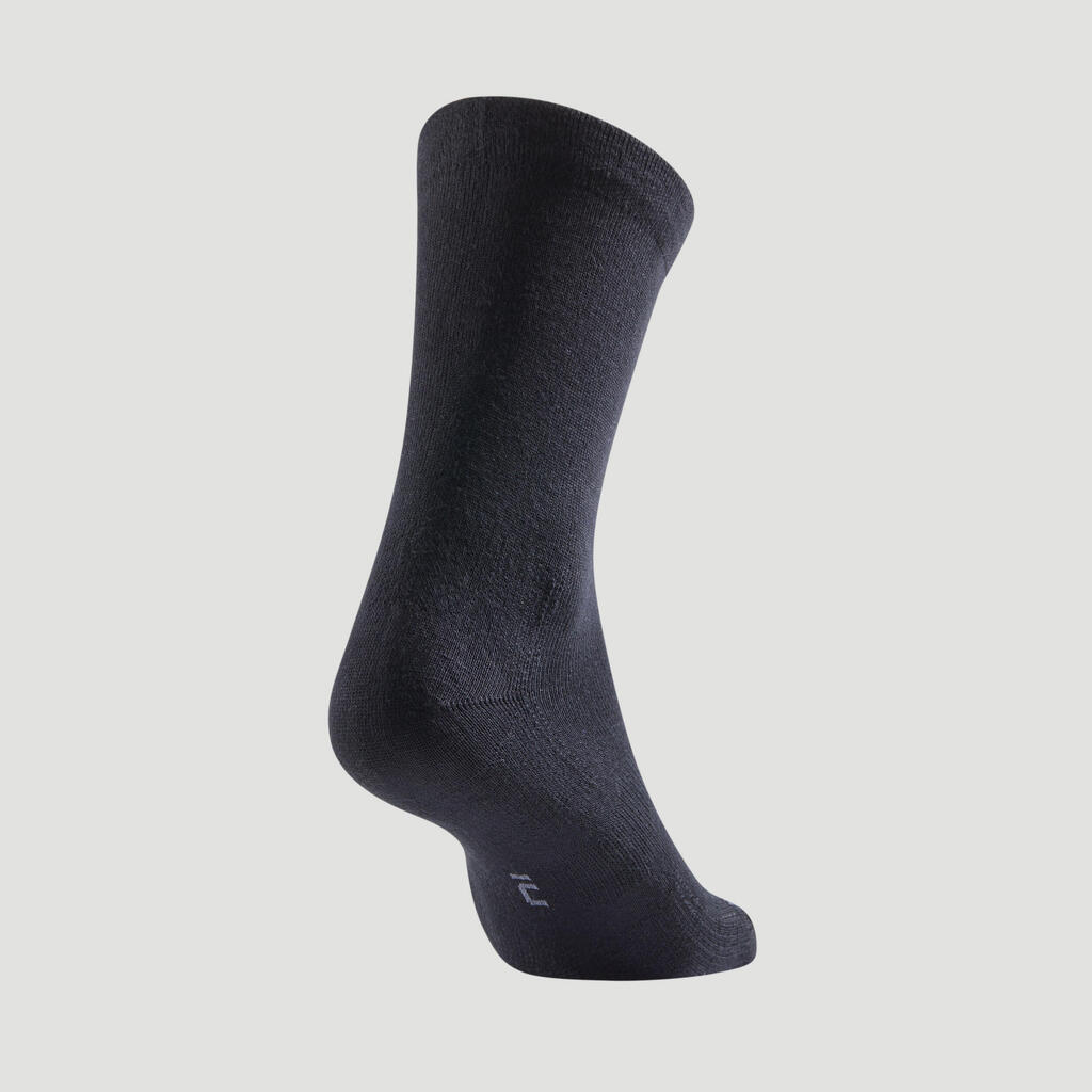 CHAUSSETTES DE SPORT HAUTES RS 160 MARINE LOT DE 3