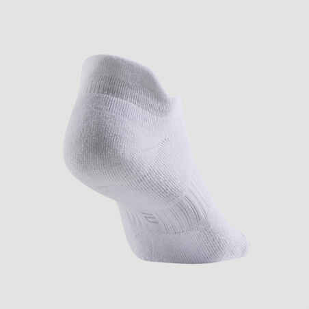 Calcetines cortos de tenis Pack de 3 Artengo RS 500 blanco