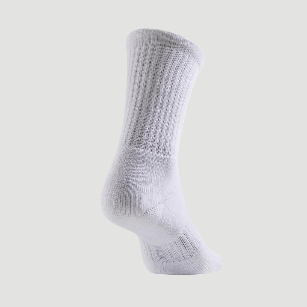 CALCETINES LARGOS DE TENIS RS500 BLANCO X3