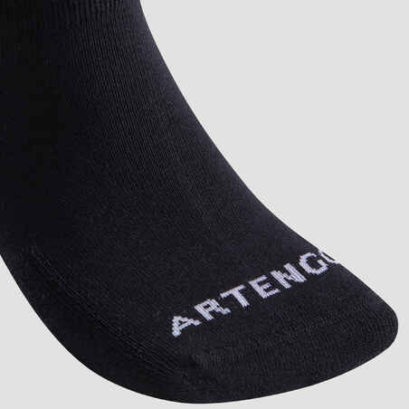 Trumpos teniso kojinės „RS 100“, 3 poros, juodos