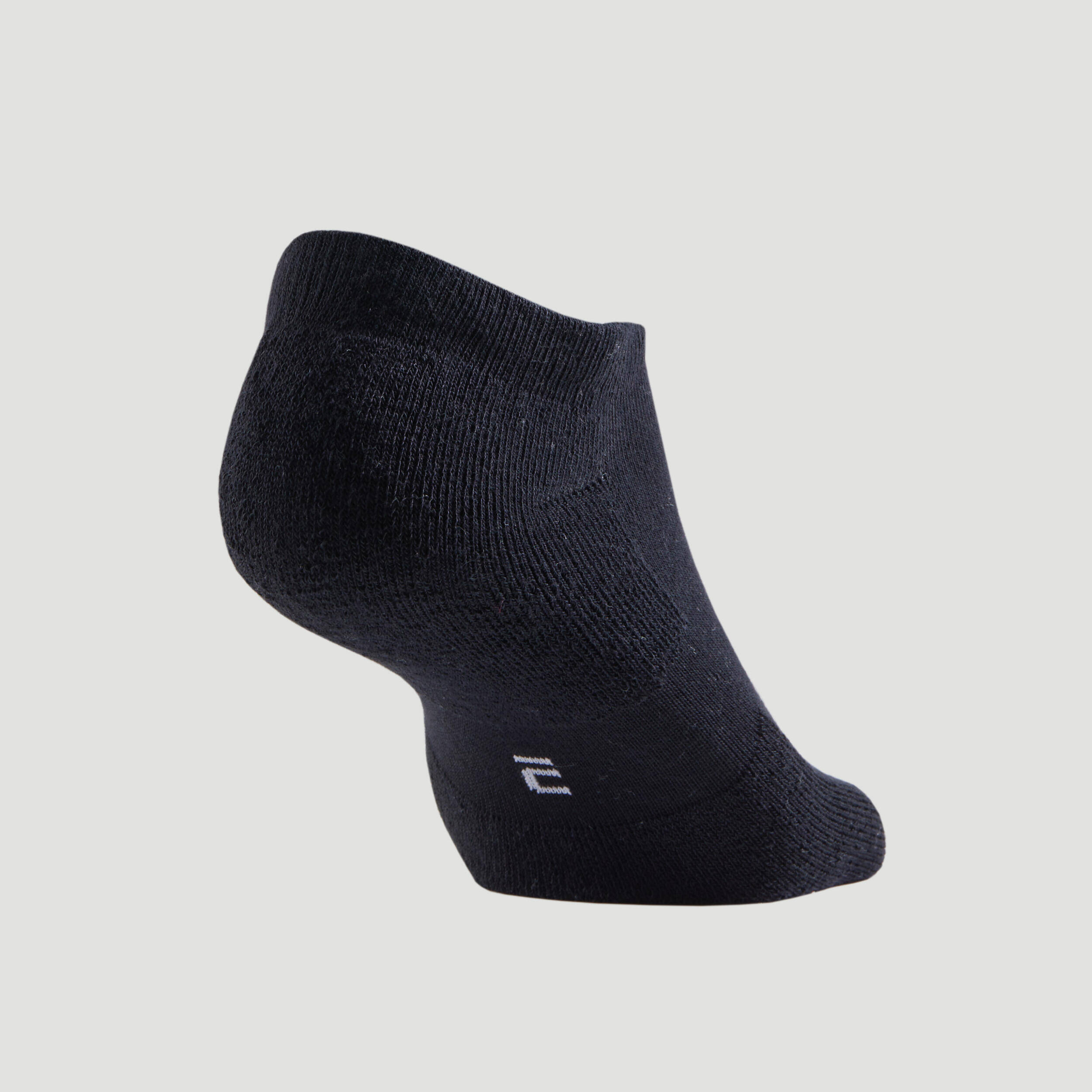 Pack of 3 Tennis Socks, 100% Cotton RS100 - Black -  4