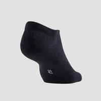 Low Tennis Socks RS 100 Tri-Pack - Black