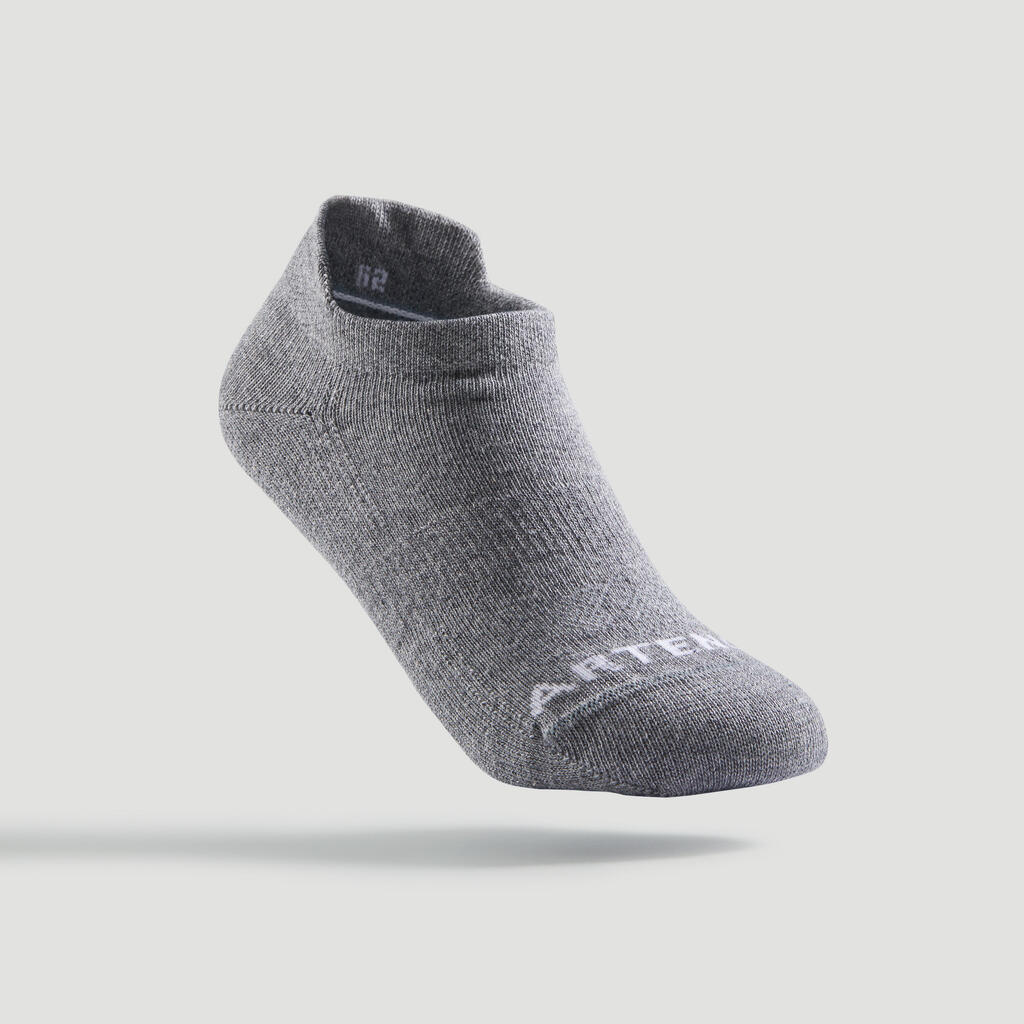 CHAUSSETTES DE SPORT ENFANT BASSES ARTENGO RS 160 BLANC LOGO COEUR LOT DE 3 @