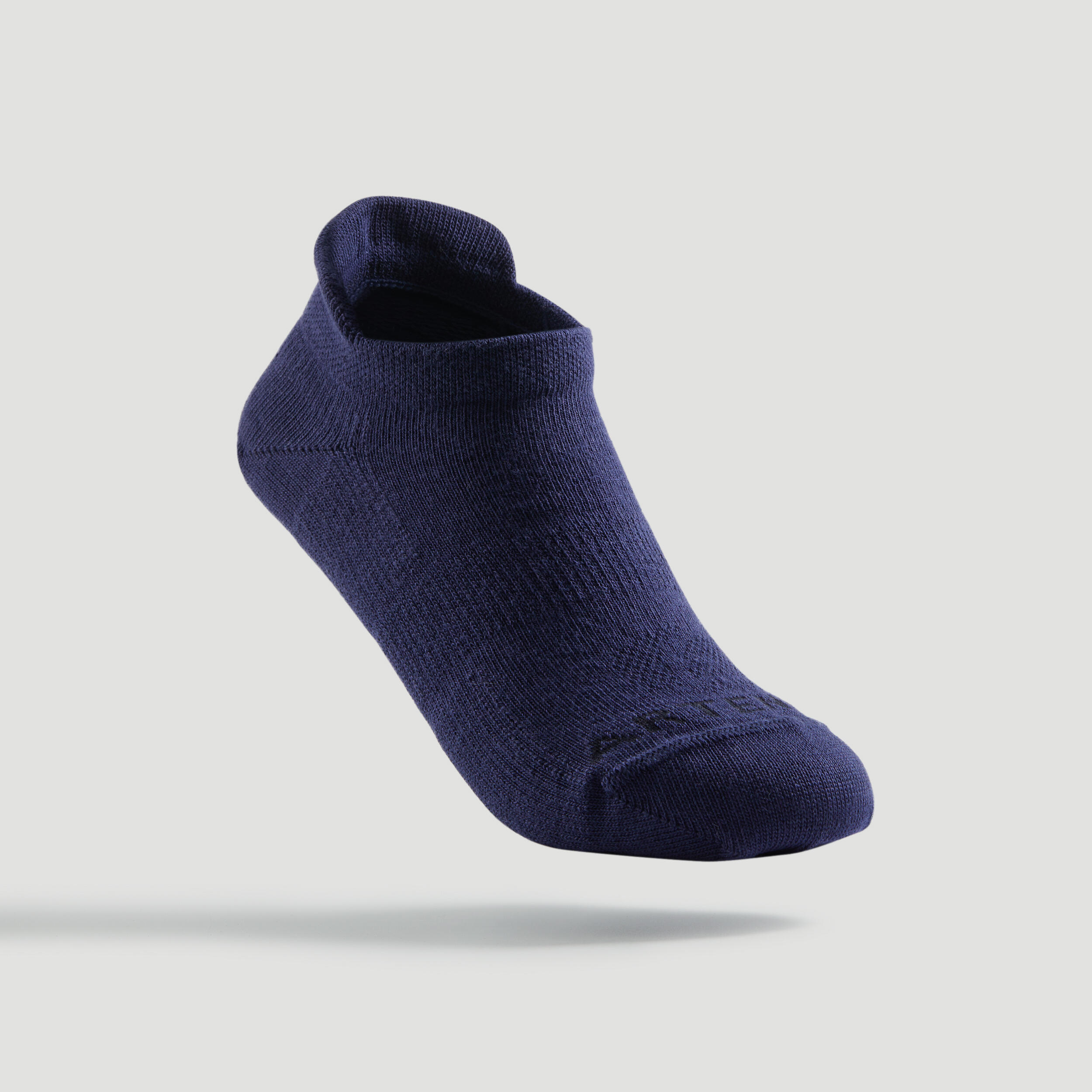 Kids' Low Tennis Socks Tri-Pack - RS 160 White/Navy - ARTENGO