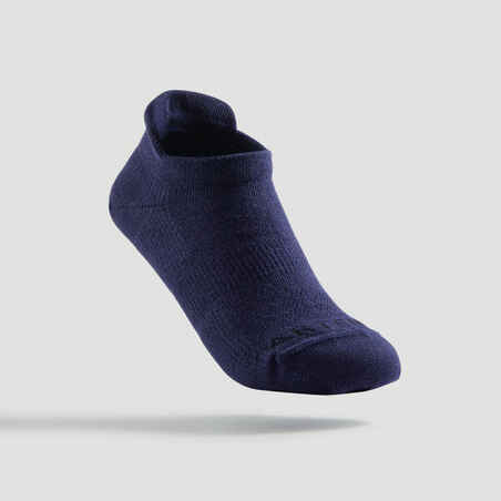 Kids' Low Sports Socks Tri-Pack RS 160 - White/Navy