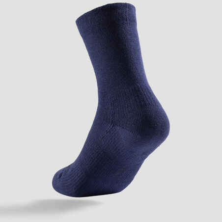 Kids' High Sports Socks Tri-Pack RS 160 - White/Navy