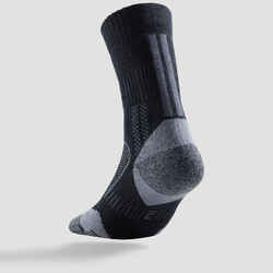 Ψηλές αθλητικές κάλτσες RS 900, 3 ζεύγη - Μαύρο/Γκρι