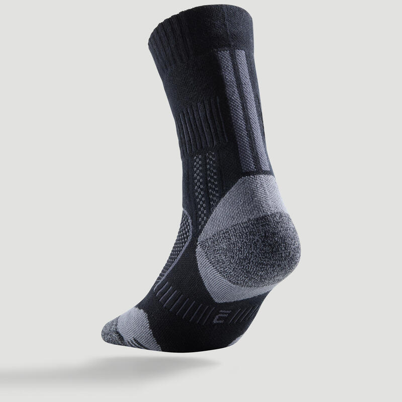 High-Cut Tennis Socks RS 900 Tri-Pack - Black/Grey