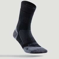 CHAUSSETTES DE SPORT HAUTES RS 900 NOIR GRIS LOT DE 3