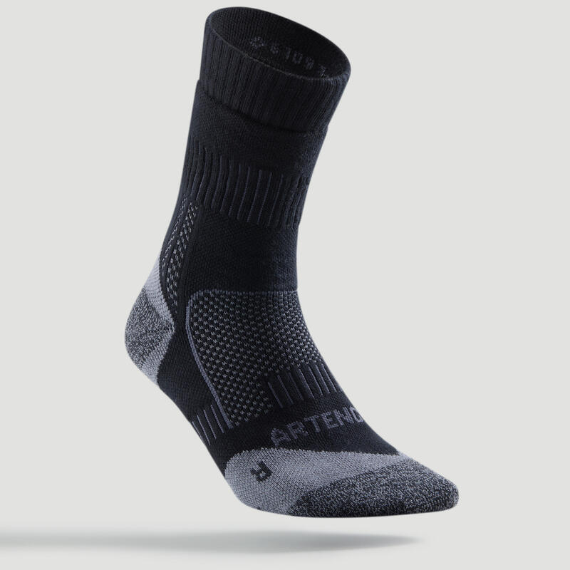 High-Cut Tennis Socks RS 900 Tri-Pack - Black/Grey