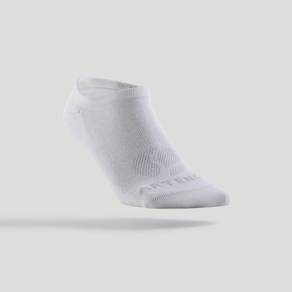 Športové ponožky RS160 nízke 3 páry čierne a sivé