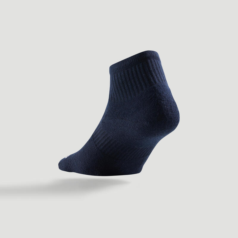 Polovysoké tenisové ponožky RS500 3 páry