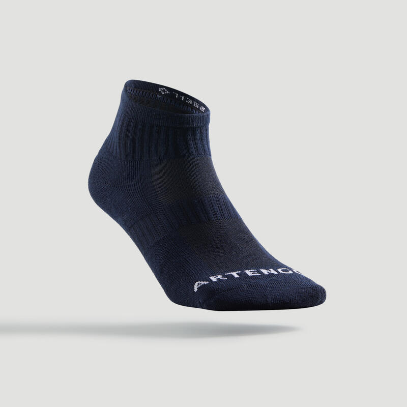 Polovysoké tenisové ponožky RS500 3 páry