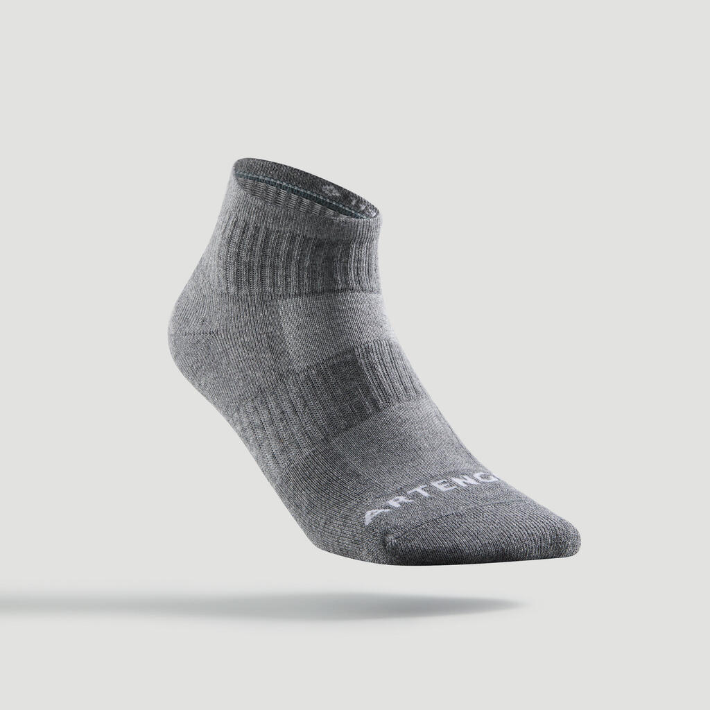 Tennissocken Mid 3er-Pack - RS 500 weiss/glänzend