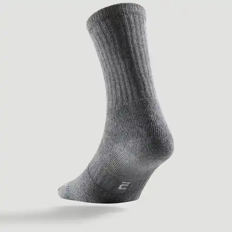 High Tennis Socks RS 500 Tri-Pack - Grey